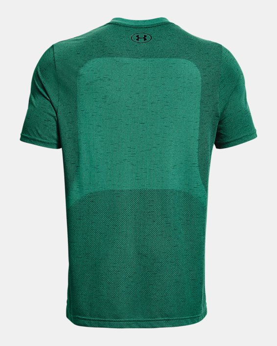 Men's UA Seamless Short Sleeve, Green, pdpMainDesktop image number 6